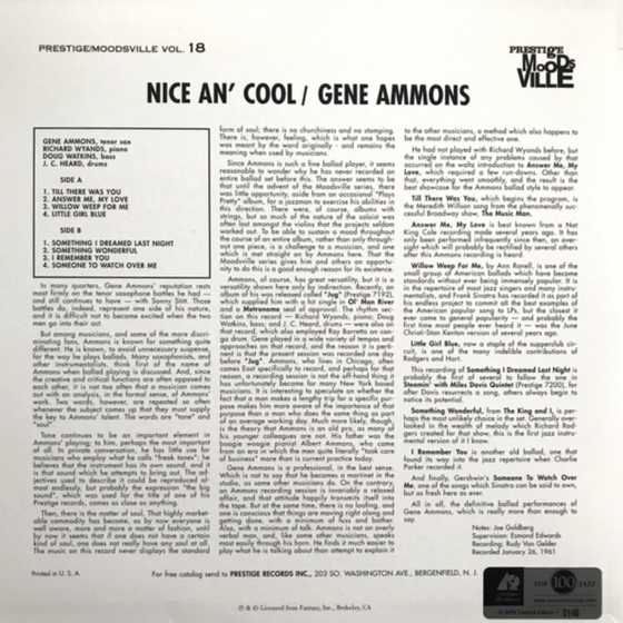 Gene Ammons - Nice An' Cool 