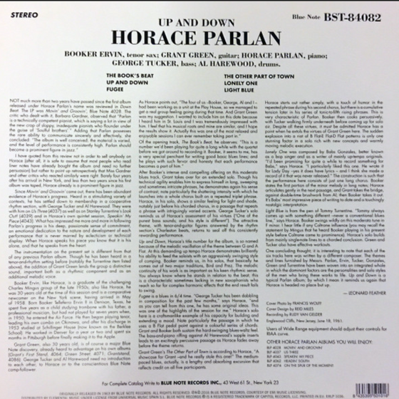 Horace Parlan – Up & Down - Audiophile