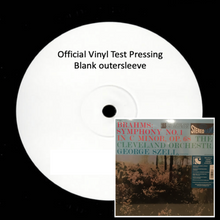  Brahms, The Cleveland Orchestra, George Szell – Symphony No. 1 In C Minor, Op. 68 (Test Pressing) - Audiophile