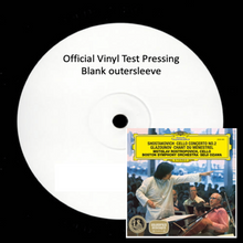  Shostakovich, Glazounov, Mstislav Rostropovich, Boston Symphony Orchestra, Seiji Ozawa – Shostakovich Cello Concerto No.2 - Glazounov Chant du Ménestrel (Test Pressing) - Audiophile