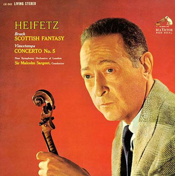 Bruch - Scottish Fantasy - Vieuxtemps - Concerto No. 5 -  Malcolm Sargent & Heifetz (Hybrid SACD)