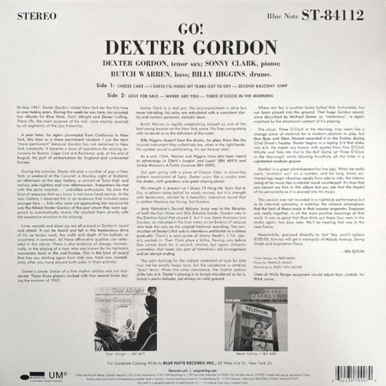 Dexter Gordon - Go! - Audiophile