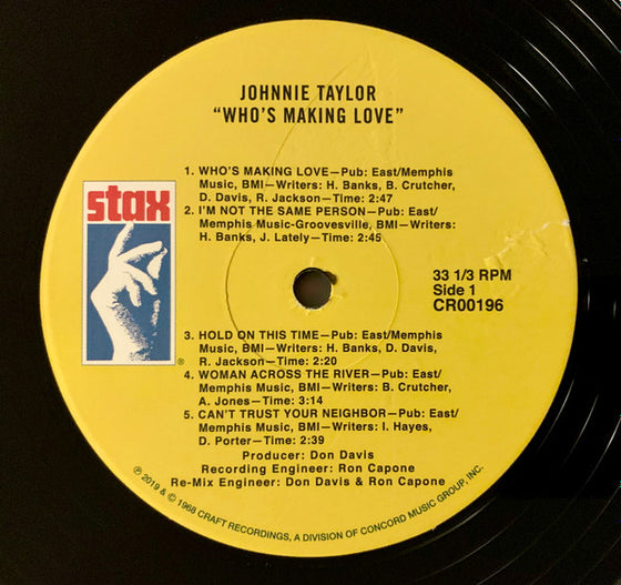 Johnnie Taylor – Who's Making Love