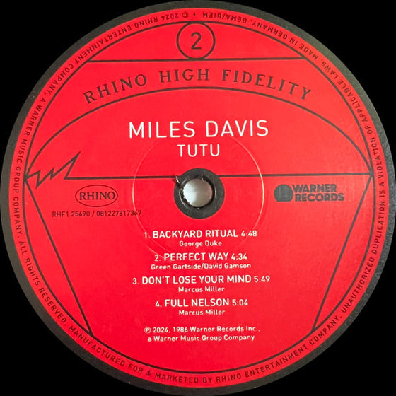 Miles Davis – Tutu