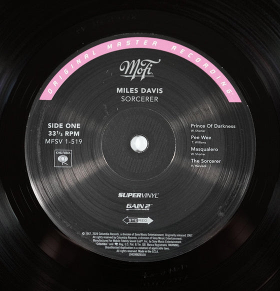 Miles Davis - Sorcerer (SuperVinyl, Limited Numbered Edition) - Audiophile