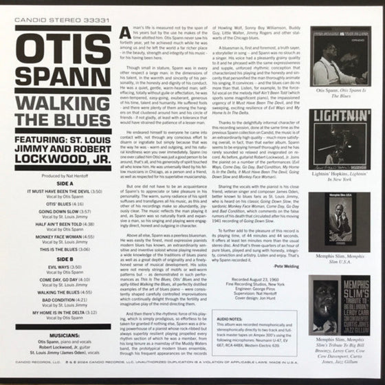 Otis Spann - Walking The Blues - Audiophile