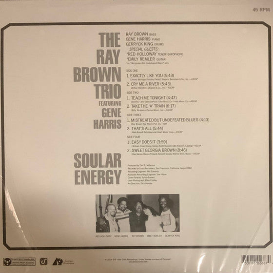 The Ray Brown Trio – Soular Energy