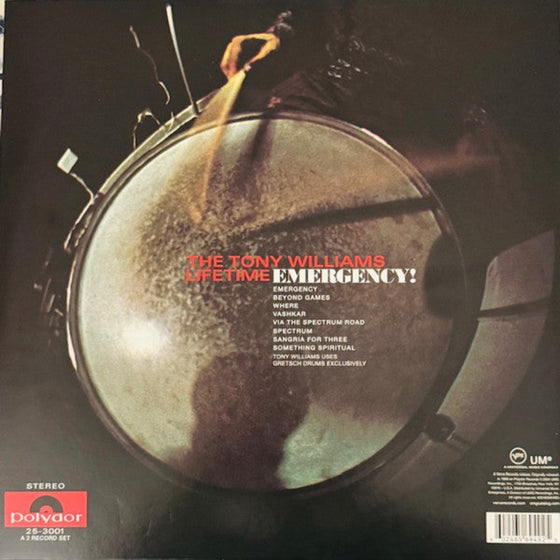 The Tony Williams Lifetime/ Emergency! (2LPs, 33 RPM) - Audiophile