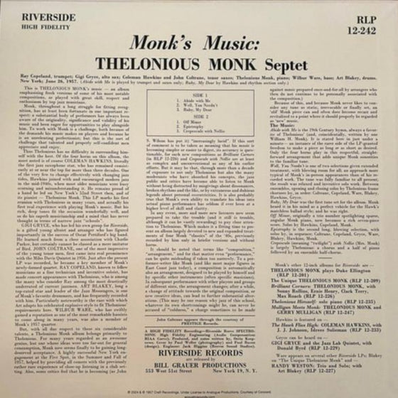 Thelonious Monk - Monk's Music 