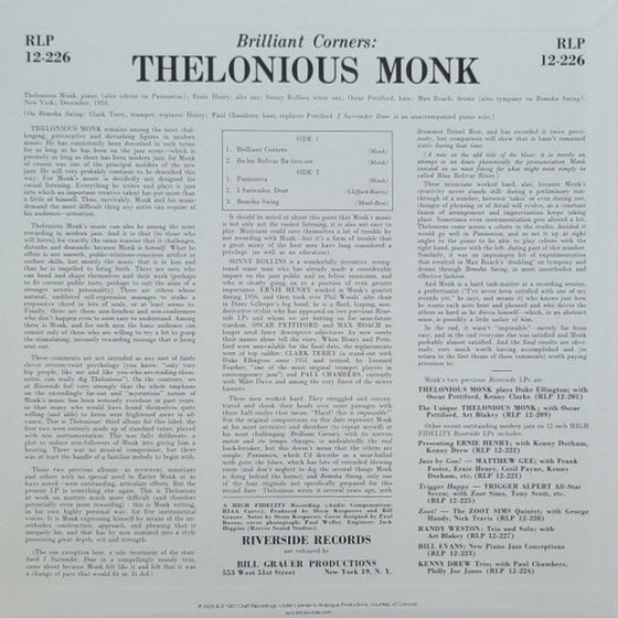 Thelonious Monk – Brilliant Corners