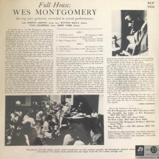 Wes Montgomery – Full House