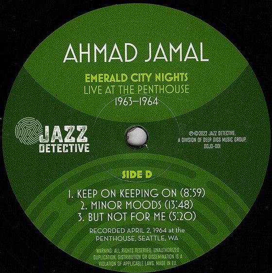 Ahmad Jamal – Emerald City Nights Live At The Penthouse 1963-1964 (2LP) - AudioSoundMusic