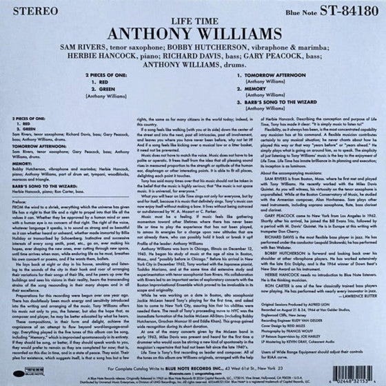 Anthony Williams - Life Time AUDIOPHILE