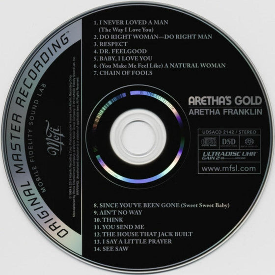 Aretha Franklin – Aretha's Gold (Hybrid SACD, Ultradisc UHR) - AudioSoundMusic