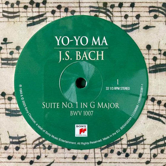 Bach - 6 Suites for Unaccompanied Cello - Yo-Yo Ma - The 1983 Sessions (3LP, Picture disc, Japanese Edition) - AudioSoundMusic