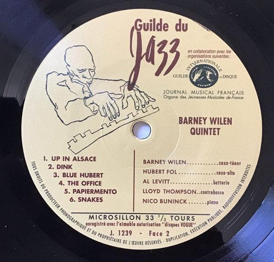 Barney Wilen Quintet – Guilde du Jazz 1957 (Mono) - AudioSoundMusic