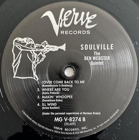 Ben Webster Quintet - Soulville Audiophile