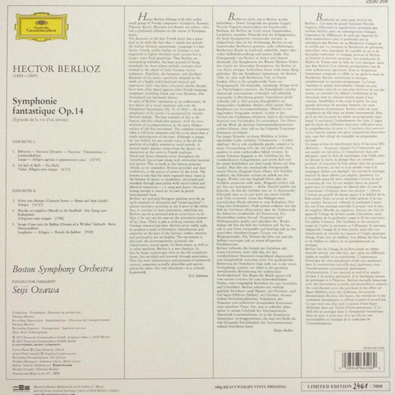 Berlioz - Symphonie Fantastique - Seiji Ozawa and The Boston Symphony Orchestra - AudioSoundMusic