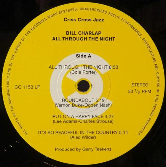 Bill Charlap – All Through The Night - AudioSoundMusic