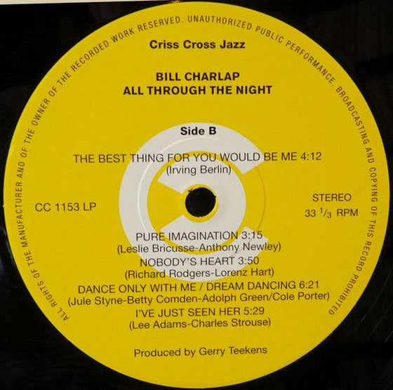 Bill Charlap – All Through The Night - AudioSoundMusic