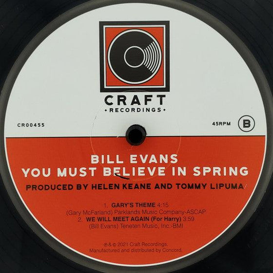 Bill Evans – You Must Believe In Spring (2LP, 45RPM) - AudioSoundMusic