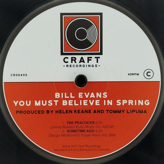 Bill Evans – You Must Believe In Spring (2LP, 45RPM) - AudioSoundMusic