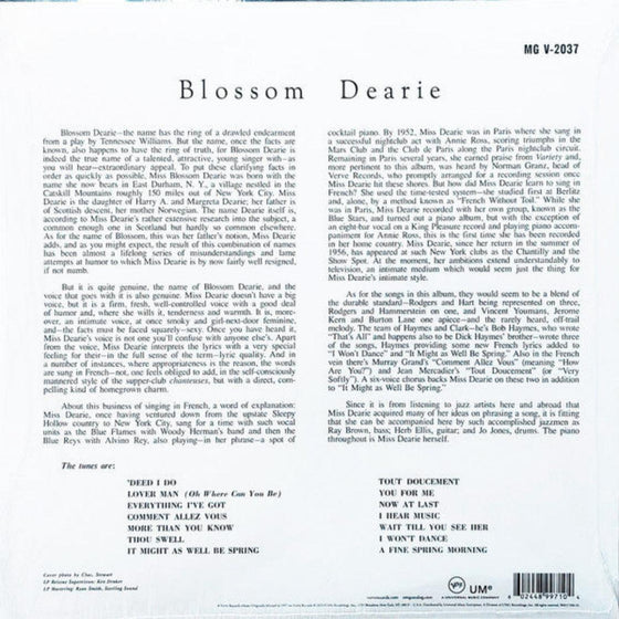 Blossom Dearie - Blossom Dearie (Mono) - AudioSoundMusic