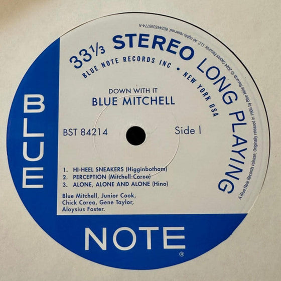 Blue Mitchell – Down With It ! AUDIOPHILE