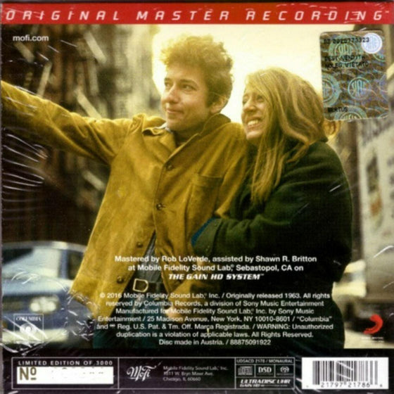 Bob Dylan – The Freewheelin' Bob Dylan (Hybrid SACD, Mono, Ultradisc UHR) - AudioSoundMusic