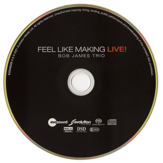 Bob James Trio – Feel Like Making LIVE! (Hybrid SACD) - AudioSoundMusic