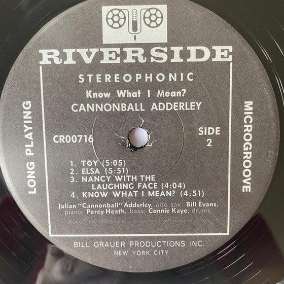 Cannonball Adderley With Bill Evans – Know What I Mean ? AUDIOPHILE