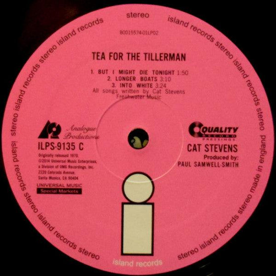 Cat Stevens – Tea For The Tillerman (2LP, 45RPM, 200g) - AudioSoundMusic