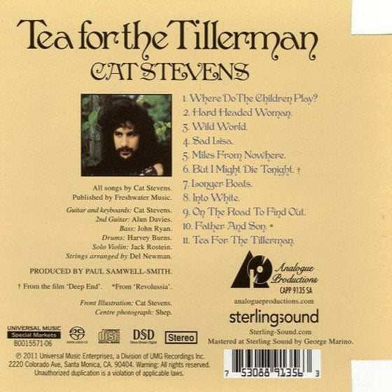 Cat Stevens – Tea For The Tillerman (Hybrid SACD) - AudioSoundMusic