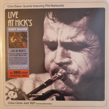  Chet Baker - Live At Nick's (2LP) - AudioSoundMusic