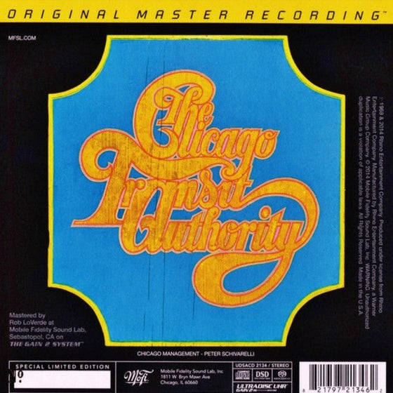 Chicago - Chicago Transit Authority AUDIOPHILE