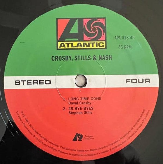 Crosby, Stills and Nash - Crosby, Stills & Nash (2LP, 45RPM) - AudioSoundMusic