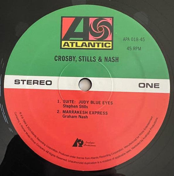 Crosby, Stills and Nash - Crosby, Stills & Nash (2LP, 45RPM) - AudioSoundMusic