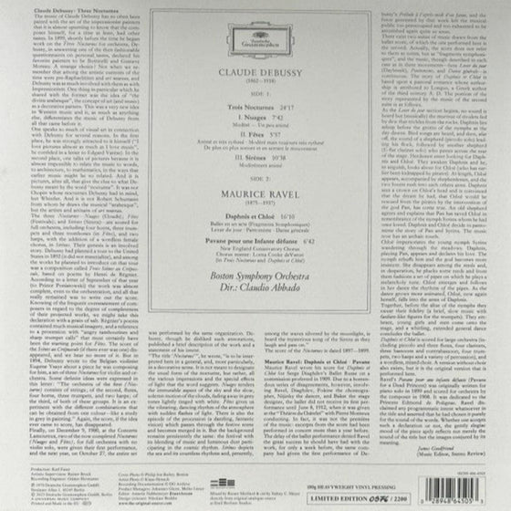 Debussy – Nocturnes / Ravel - Daphnis et Chloé & Pavane pour une infante défunte - Claudio Abbado and The Boston Symphony Orchestra - AudioSoundMusic