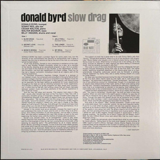 Donald Byrd - Slow Drag - AudioSoundMusic