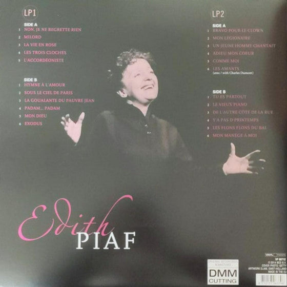 Edith Piaf - 23 Unforgettable Songs (2LP, DMM, Pink Blossom Vinyl) - AudioSoundMusic