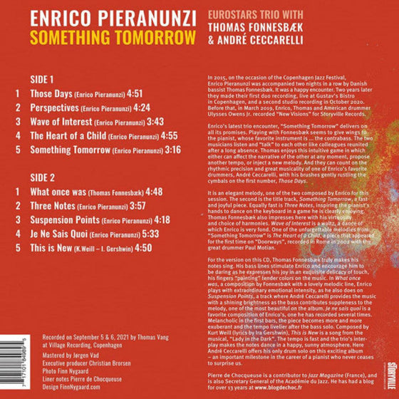 Enrico Pieranunzi - Something Tomorrow - AudioSoundMusic