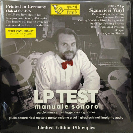 Giulio Cesare Ricci – Test LP AUDIOPHILE