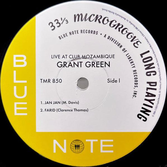 Grant Green - Live At Club Mozambique (2LP) - AudioSoundMusic