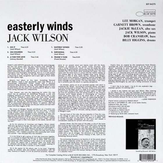 Jack Wilson - Easterly Winds - AudioSoundMusic