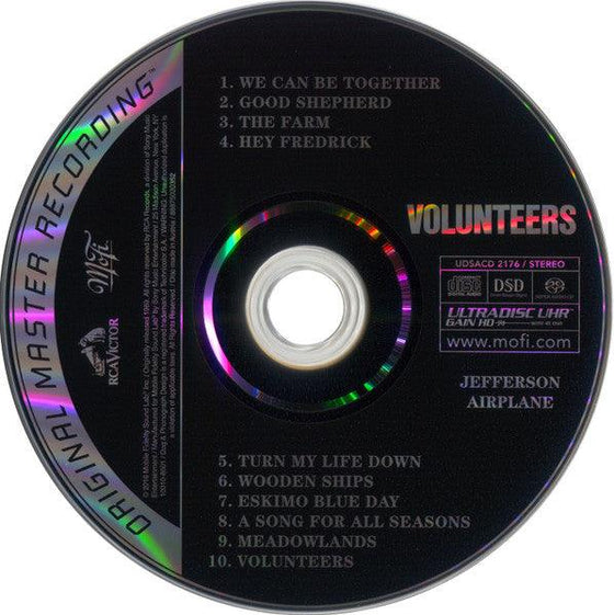 Jefferson Airplane - Volunteers (Hybrid SACD, Ultradisc UHR) - AudioSoundMusic