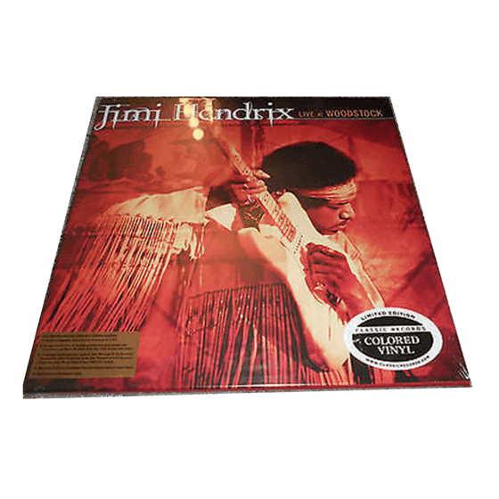 Jimi Hendrix – Live At Woodstock (3 translucent orange 33RPM LP + a 7" 45RPM black vinyl, box set) - AudioSoundMusic