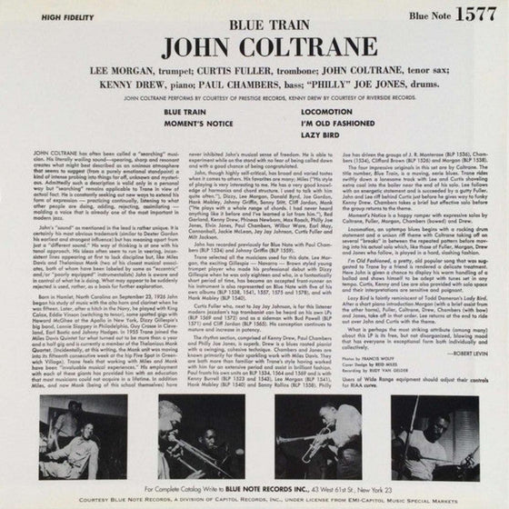 John Coltrane – Blue Train