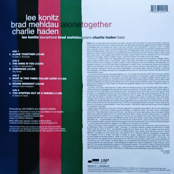 Lee Konitz - Alone Together (2LP) - AudioSoundMusic