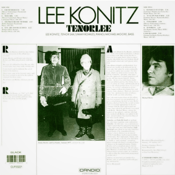 Lee Konitz - Tenorlee - AudioSoundMusic