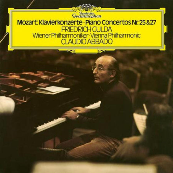 Mozart - Piano Concertos Nos. 25 & 27 - Friedrich Gulda and Claudio Abbado, Wiener Philharmoniker (2LP) - AudioSoundMusic